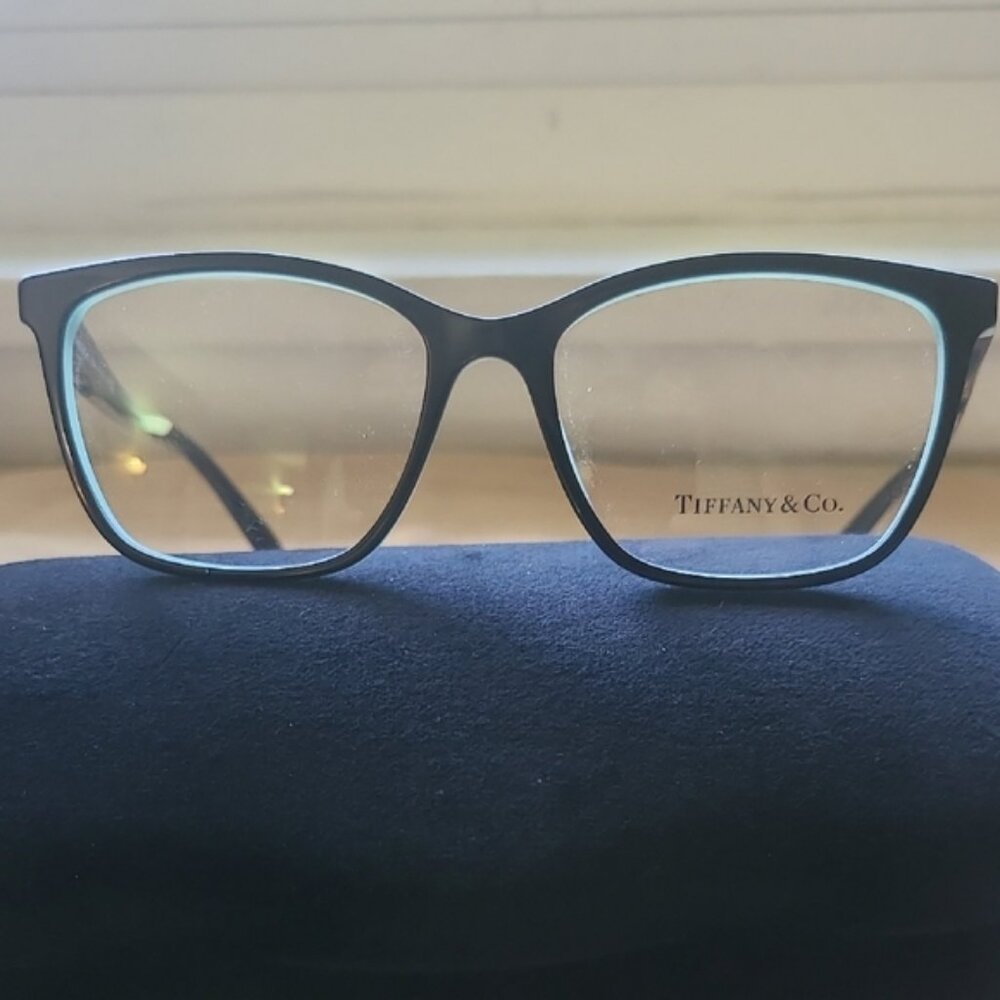 NEW & AUTHENTIC EYEGLASSES TIFFANY & CO  MODEL T2175, 54-16-140 , BLACK-BLUE